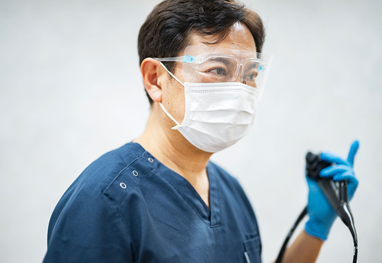 研鑽を積んだ医師による検査